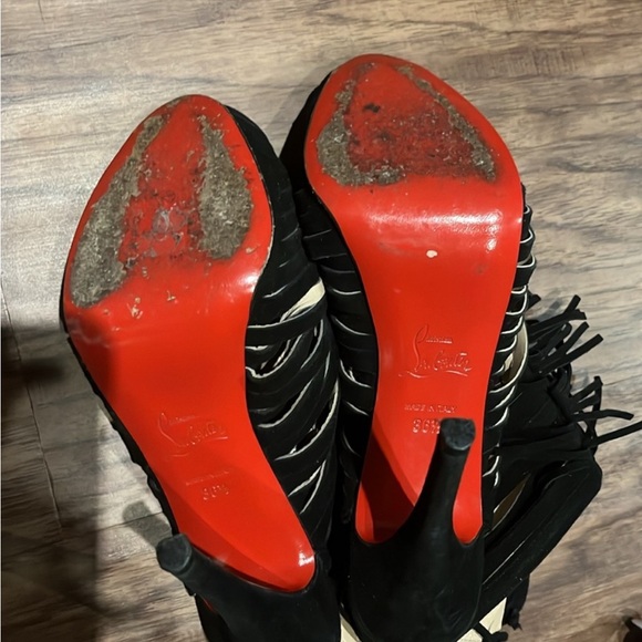 Christian Louboutin Fringe Heels - Picture 2 of 6